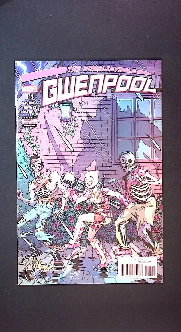 The Unbelievable Gwenpool #11, Marvel Custom, 2016 The Unbelievable Gwenpool #11, Marvel Custom, 2016