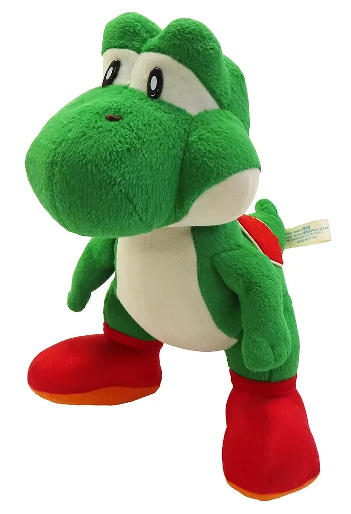 Super Mario RPG 1995 Yoshi Plush Doll TAKARA Nintendo RARE 9.84