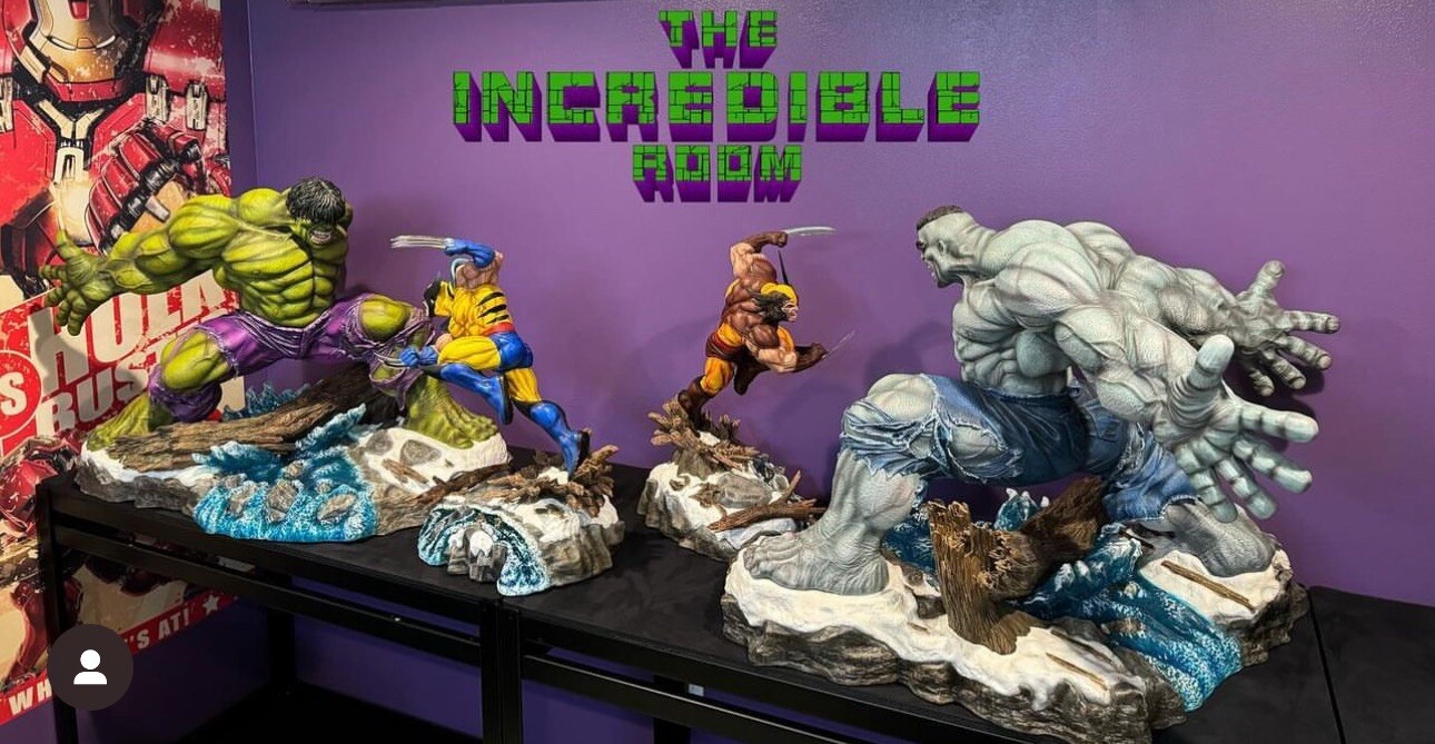 Hulk VS Wolverine Custom Statue 1/4 Set ONLY FULL 6 SETS IN THE WORLD