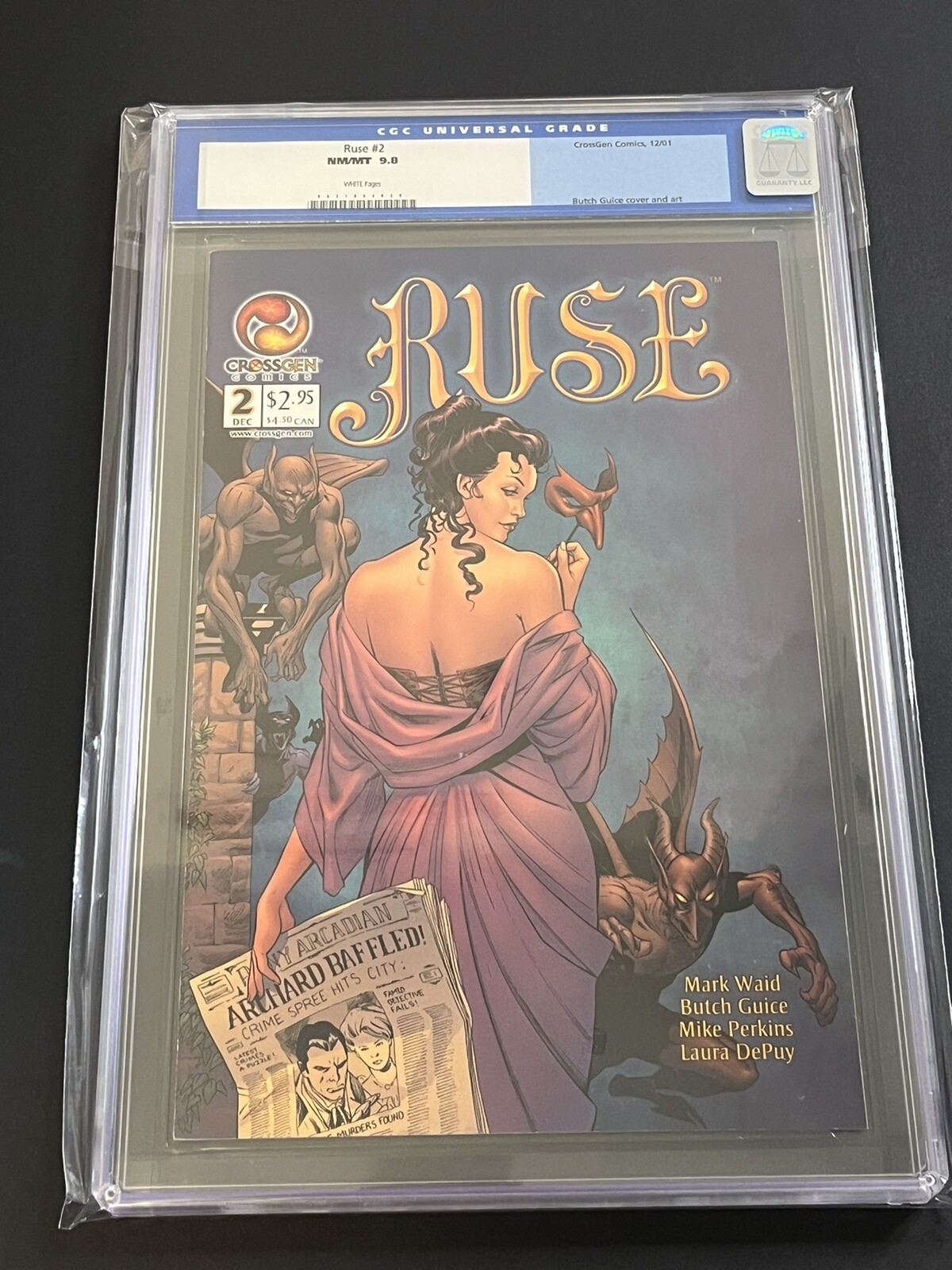 Ruse #2 🌟 CGC 9.8 🌟 Crossgen Graded Comic 1st 2002 Census shows only 2 graded
