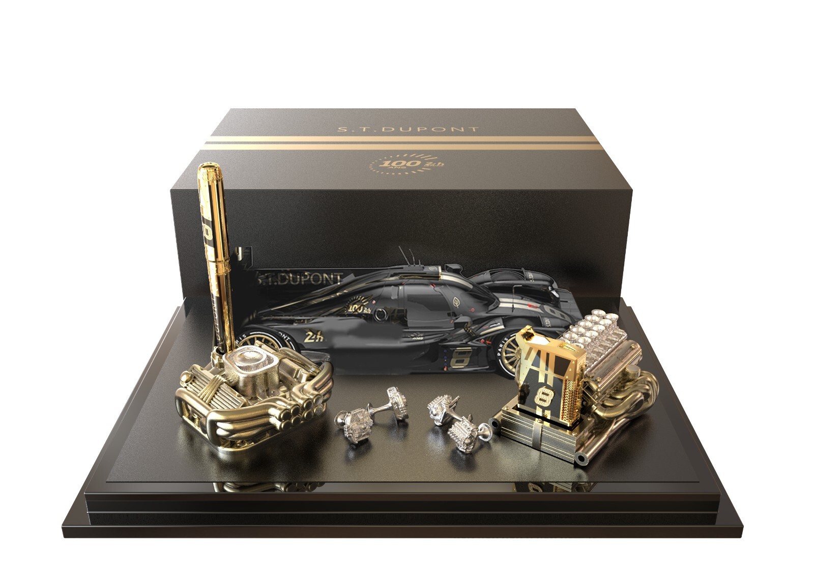 S.T.DUPONT LE MANS COLLECTOR LIMITED EDITION 100 OF 100 C2LEMANSHC