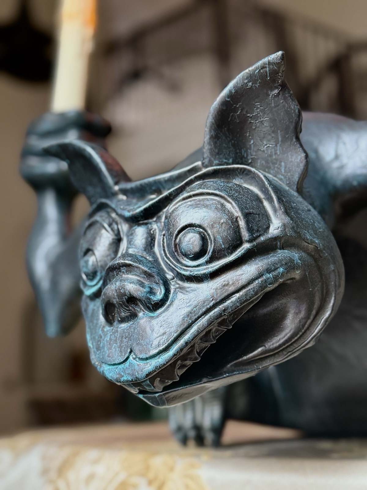 FULL SIZE 1:1 Haunted Mansion Gargoyle Prop Disneyland Ready To Ship Halloween FULL SIZE 1:1 Haunted Mansion Gargoyle Prop Disneyland Ready To Ship Halloween