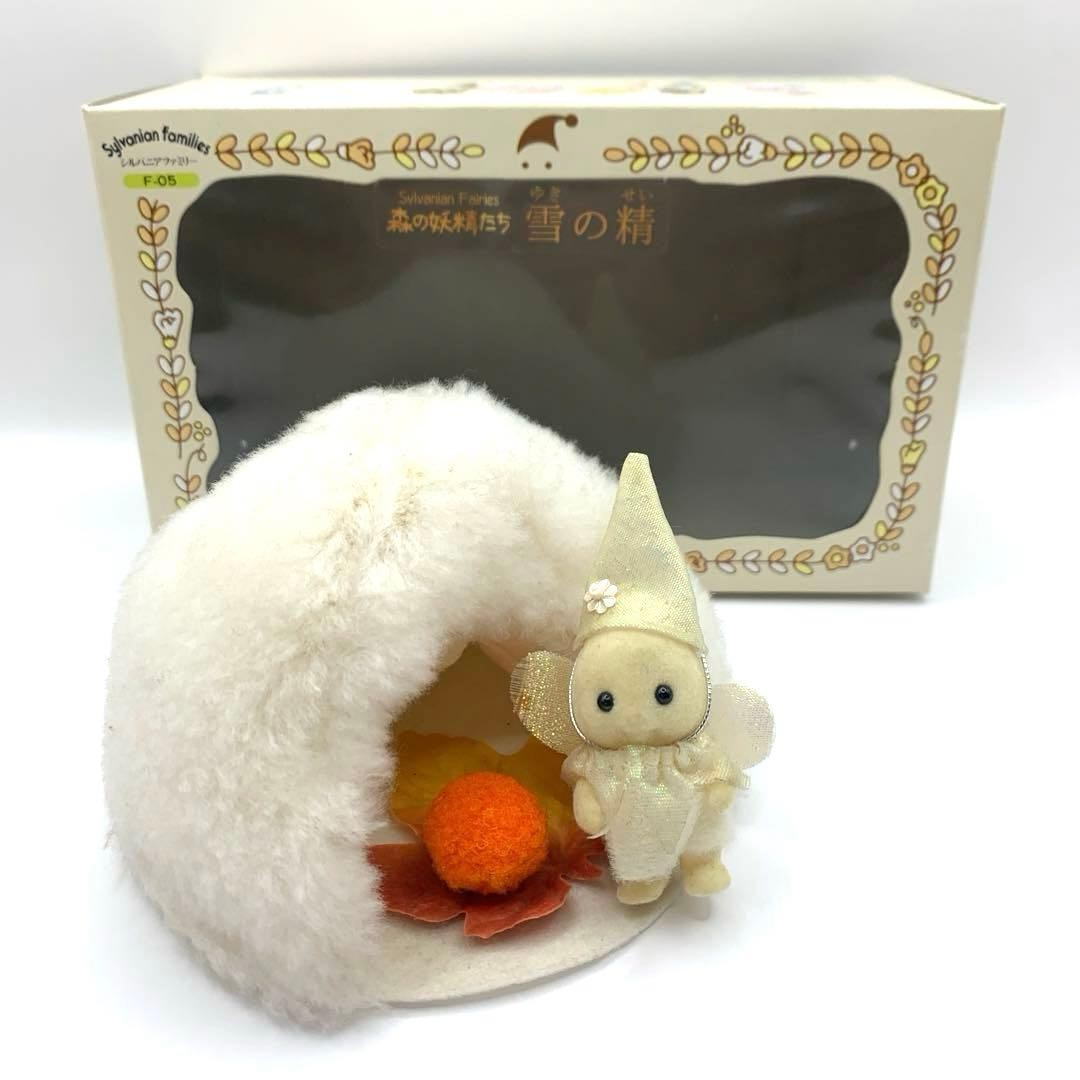 SYLVANIAN FAMILIES CALICO CRITTERS SNOW FAIRY VINTAGE FIGURE IN 1998 USED JAPAN SYLVANIAN FAMILIES CALICO CRITTERS SNOW FAIRY VINTAGE FIGURE IN 1998 USED JAPAN