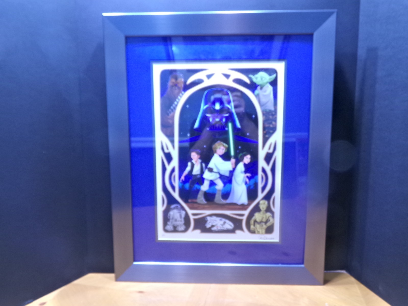 STAR WARS MAY THE FORCE BE WITH YOU 32/95 BILL ROBINSON EPCOT ARTS FESTIVAL STAR WARS MAY THE FORCE BE WITH YOU 32/95 BILL ROBINSON EPCOT ARTS FESTIVAL