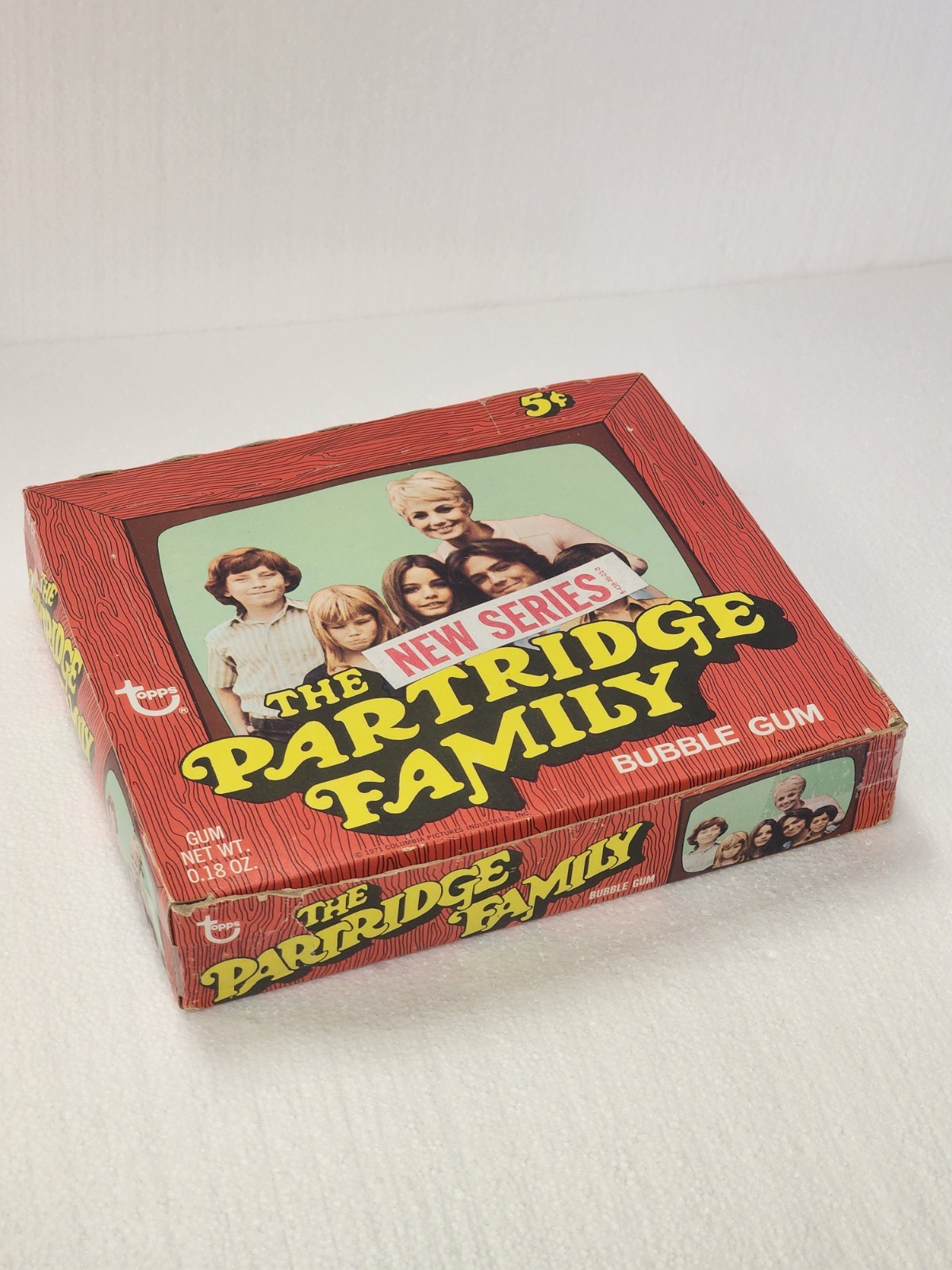 1971 Topps Partridge Family New Series Bazooka Trading Card Wax Box Full 48 Pack
