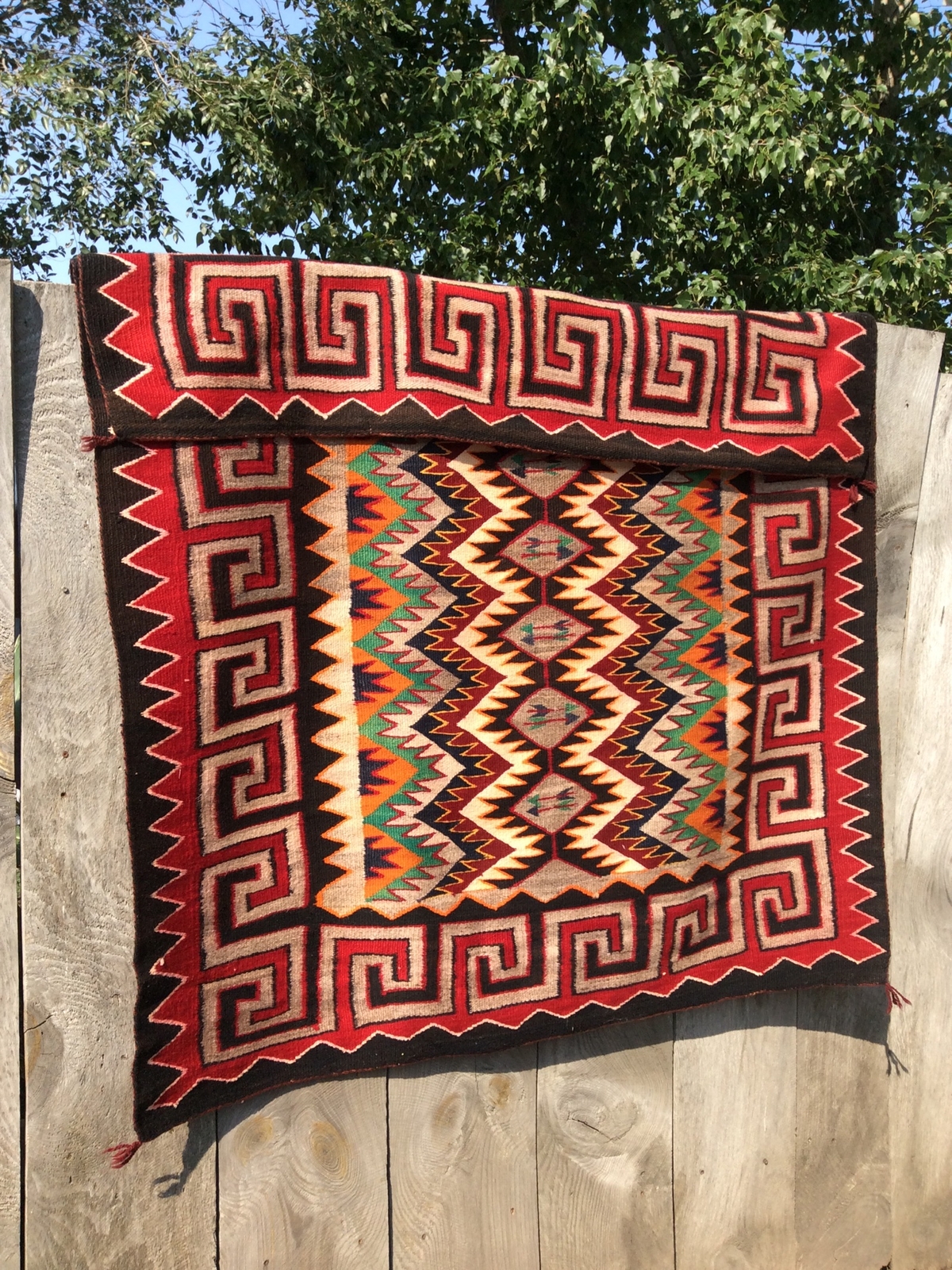 Navajo Rug Red Mesa Teec Nos Pos Antique Pictorial Weaving Native American 87x59 Navajo Rug Red Mesa Teec Nos Pos Antique Pictorial Weaving Native American 87x59