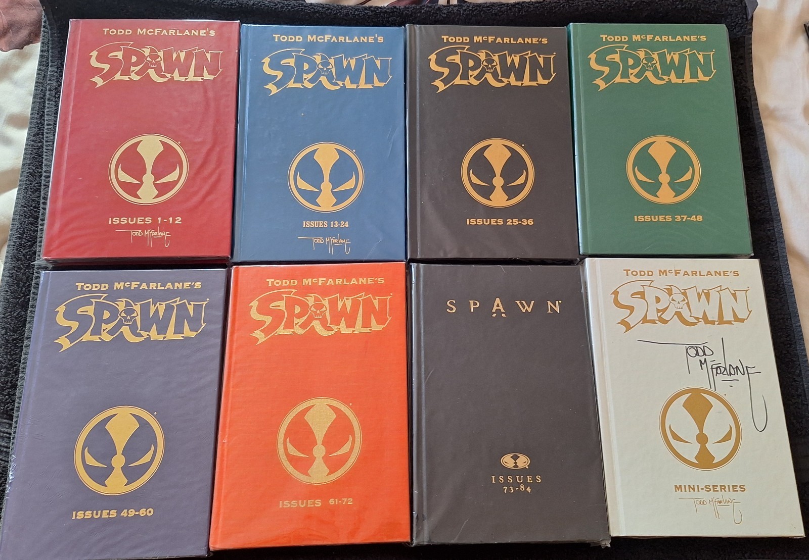 Spawn Hardcover Vol 1 -7 Plus Mini Series Very Rare Todd McFarlane Employee Spawn Hardcover Vol 1 -7 Plus Mini Series Very Rare Todd McFarlane Employee