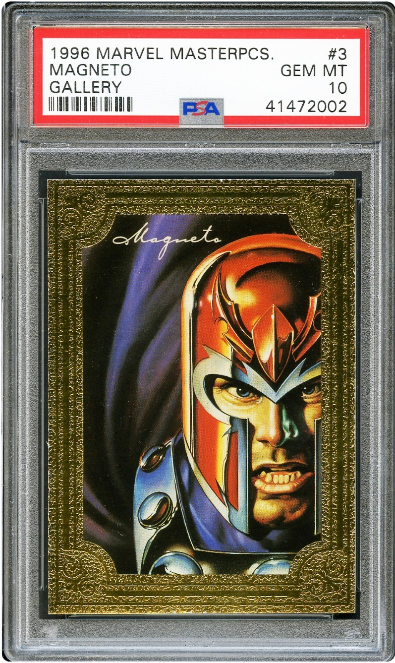 PSA 10 1996 Marvel Masterpieces + Chase Cards PSA 10 1996 Marvel Masterpieces + Chase Cards