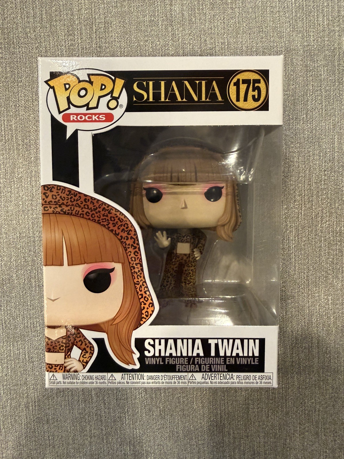 SHANIA TWAIN VINYL FUNKO POP ROCKS BOX NUMBER 175
