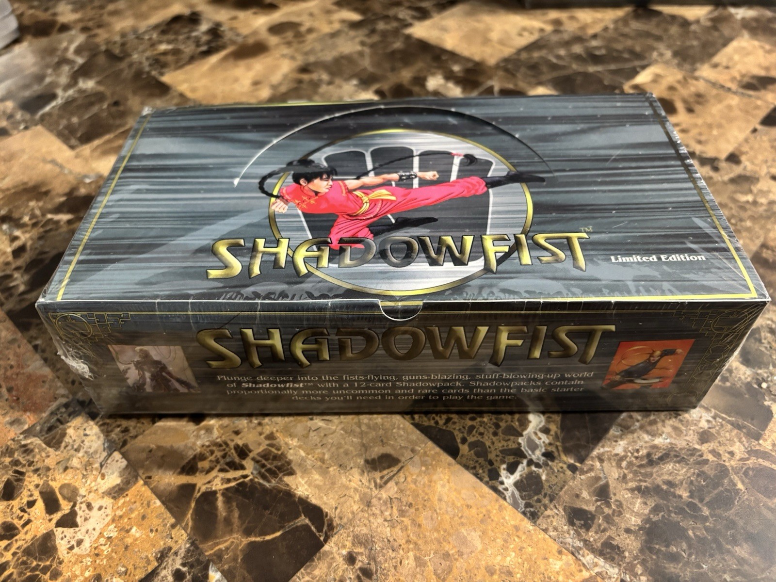 Shadowfist CCG Limited Edition Booster Box Sealed 1995 Daedalus OOP Rare Last 1