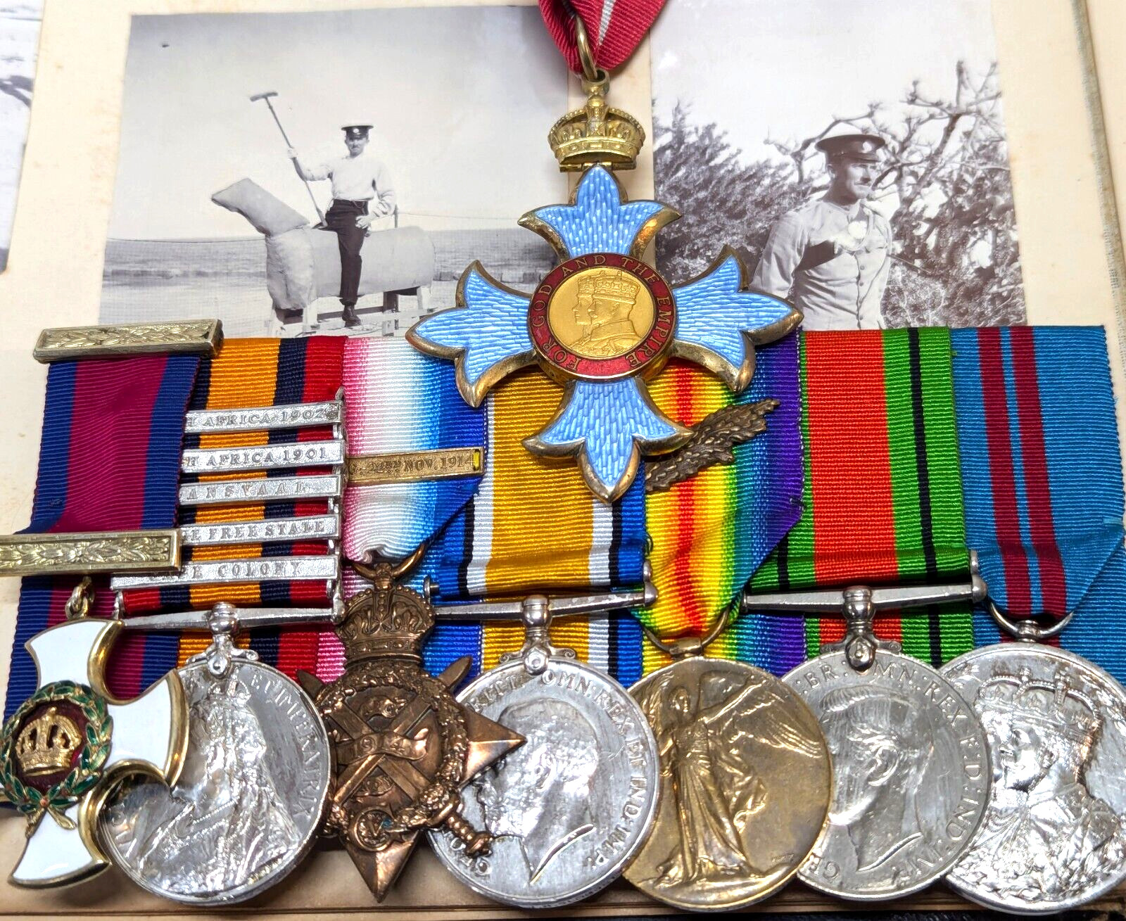 Boer War & WW1 CBE and DSO medals to Colonel Sloggett Rifle Brigade POW 1918 Boer War & WW1 CBE and DSO medals to Colonel Sloggett Rifle Brigade POW 1918
