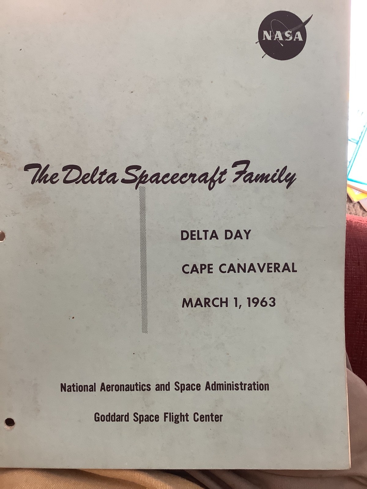 NASA Delta Spacecraft Family Delta Day 3/1/1963 handbook 1960, 1963 launch info NASA Delta Spacecraft Family Delta Day 3/1/1963 handbook 1960, 1963 launch info