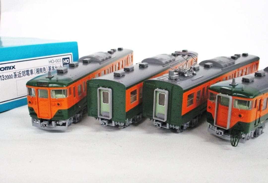 TOMIX Suburban Electric Train Shonan Color Basic 4 Car 2000 Series 113 HO-003 #3 TOMIX Suburban Electric Train Shonan Color Basic 4 Car 2000 Series 113 HO-003 #3