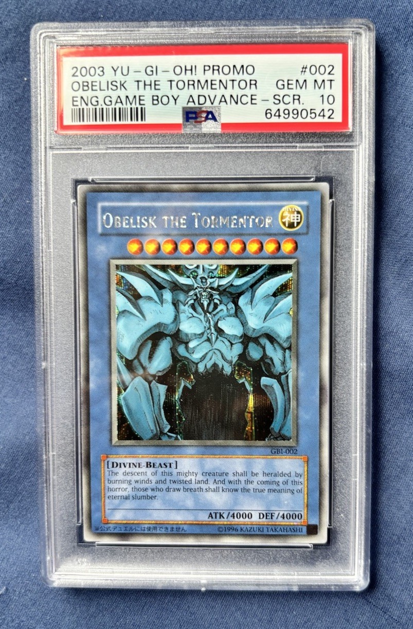 2003 Yu-GI-OH PROMO OBELISK THE TORMENTOR ENG GAME BOY ADVANCE SCR 2003 Yu-GI-OH PROMO OBELISK THE TORMENTOR ENG GAME BOY ADVANCE SCR