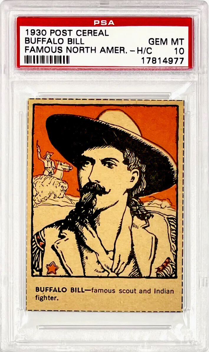 1930 BUFFALO BILL 1/1 *RARE* PSA 10 POST CEREAL (KEY U.S. LEGACY) HISTORICAL GEM