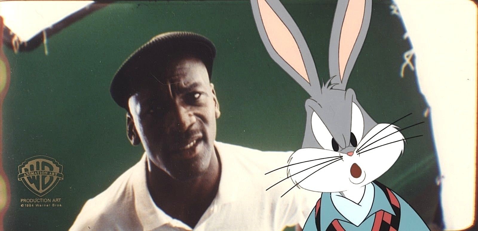 1993 WB Nike MICHAEL Air AEROSPACE JORDAN Shoes BUGS BUNNY b4 Space Jam CEL 1/1