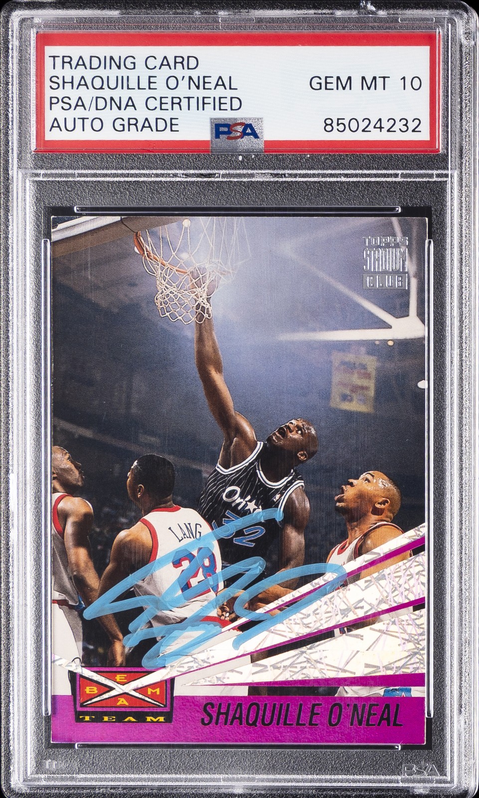 N/A TRADING CARD SHAQUILLE O'NEAL PSA DNA 10