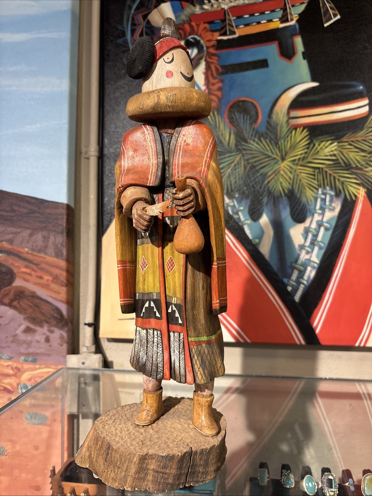 Hopi Kachina Carving Figurine John Fredericks Native v3 Hahai-i Wu-uti Grandma Hopi Kachina Carving Figurine John Fredericks Native v3 Hahai-i Wu-uti Grandma