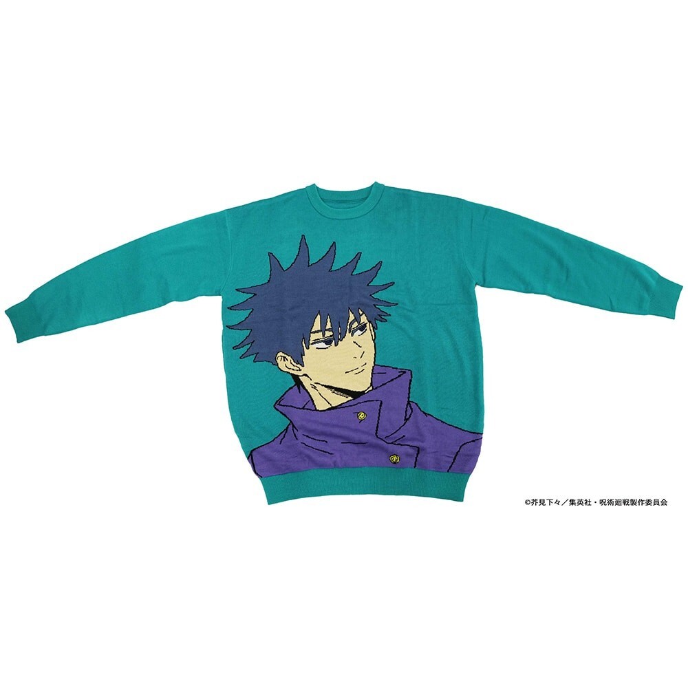 JUJUTSU KAISEN Megumi Fushiguro Official Sweater Unisex Oversized NEW Import JUJUTSU KAISEN Megumi Fushiguro Official Sweater Unisex Oversized NEW Import