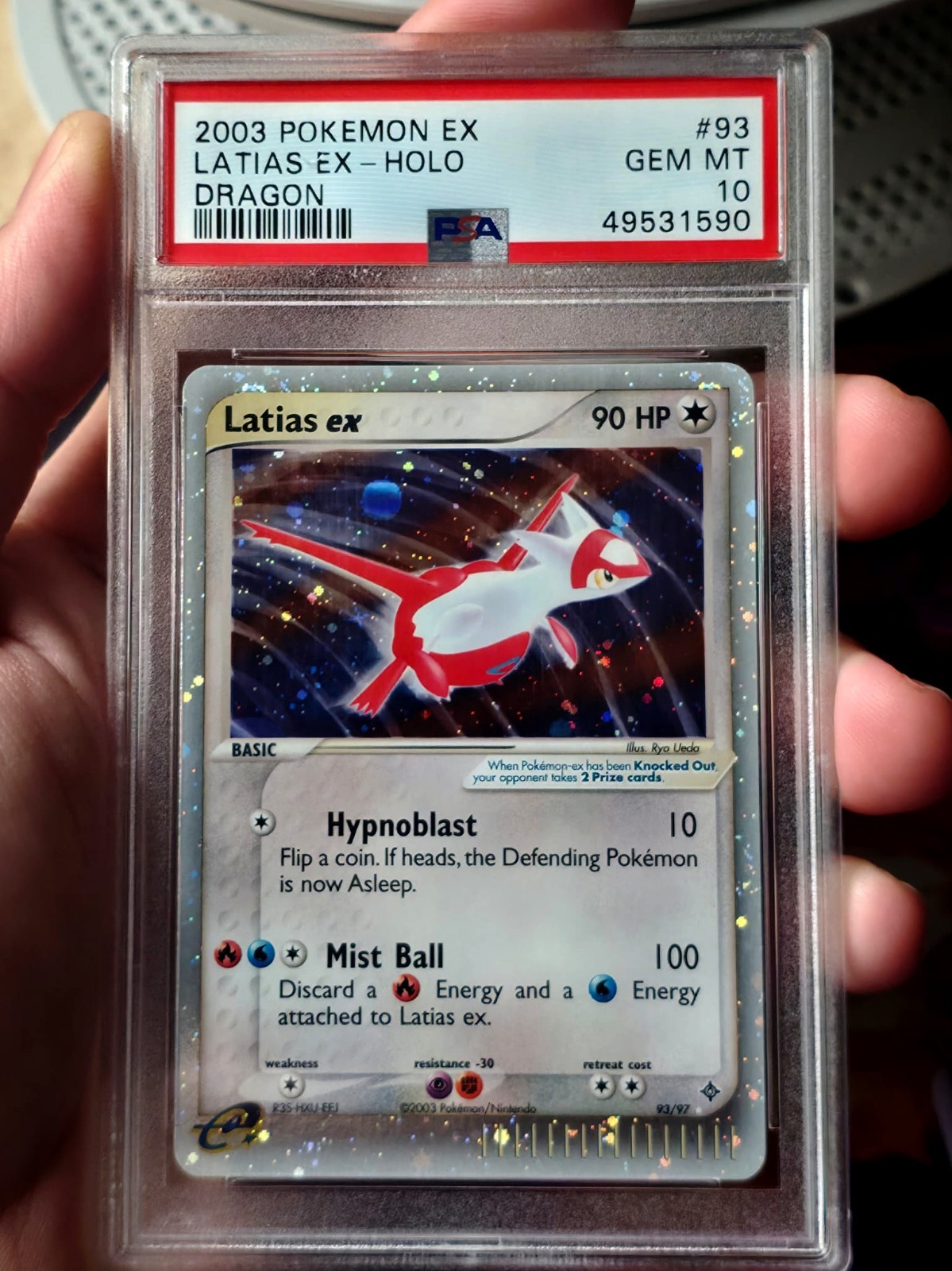 TCG Pokemon Latias EX Dragon #93 PSA 10 Pop 87 TCG Pokemon Latias EX Dragon #93 PSA 10 Pop 87