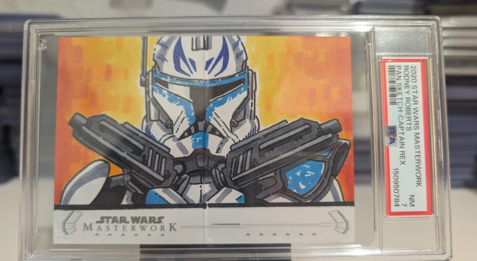2020 Topps Star Wars Masterwork Rodney Roberts Pan Sketch 1/1 Rex 2020 Topps Star Wars Masterwork Rodney Roberts Pan Sketch 1/1 Rex