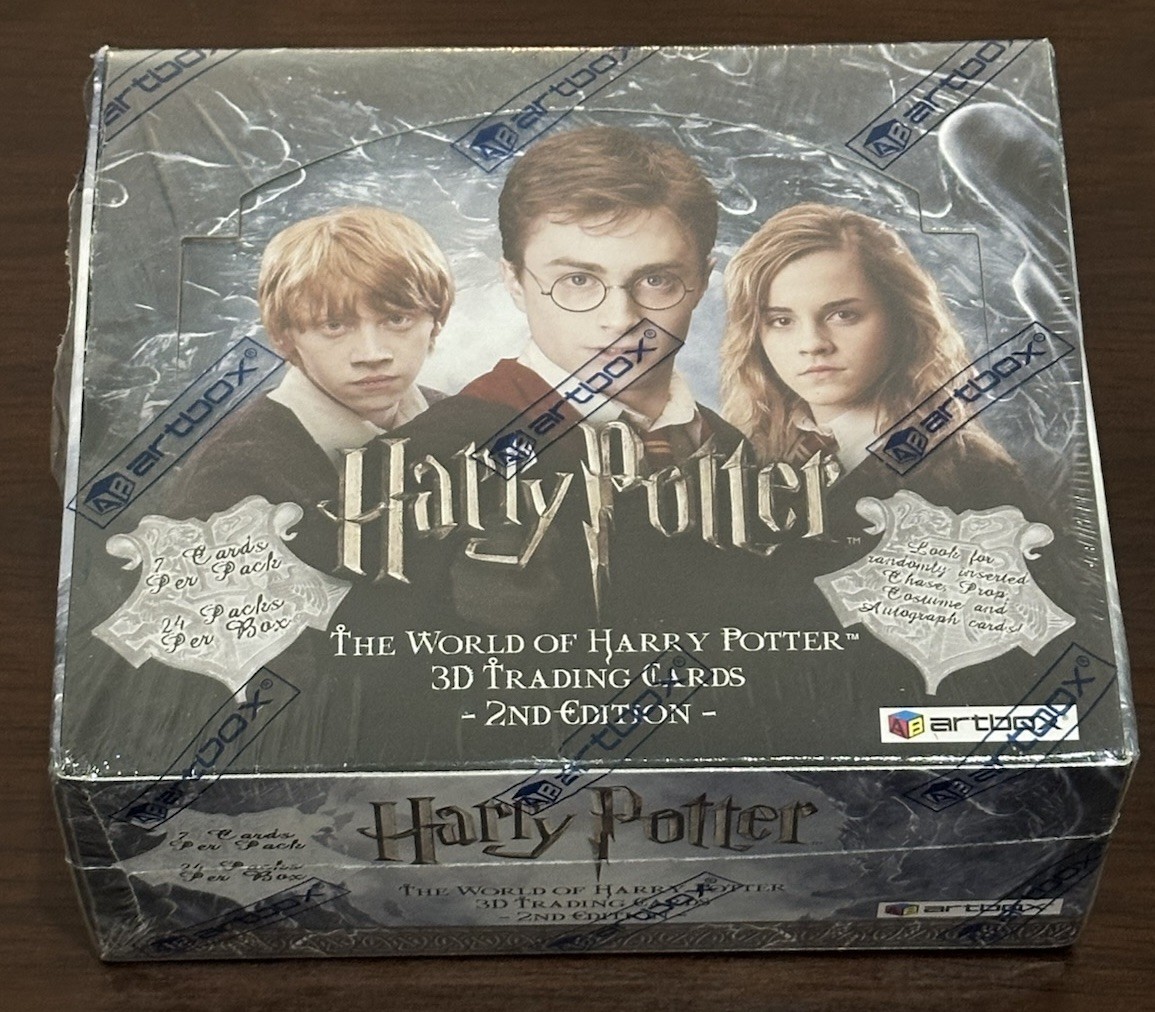 Artbox World Of Harry Potter 3D 2nd Edition Sealed Hobby Box #/5000 Rare Autos