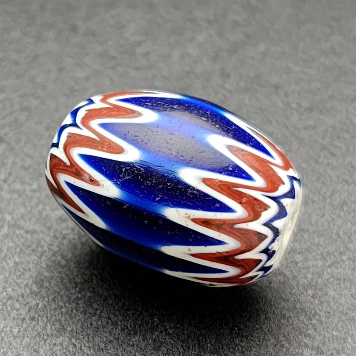 Snubull Chevron Large Bead 6 Layer Venetian Glass Rosetta Antique Beads Snubull Chevron Large Bead 6 Layer Venetian Glass Rosetta Antique Beads