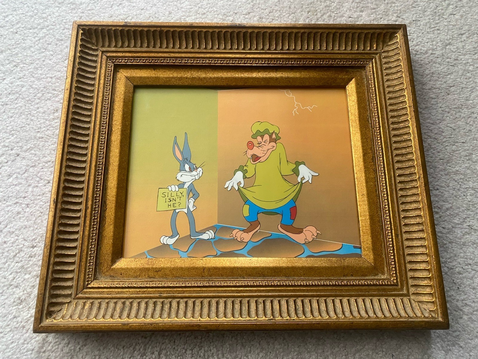 Original 1944 WARNER Bros.Bugs Bunny Little Red Riding Hood Cel Cell SCARCE Rare Original 1944 WARNER Bros.Bugs Bunny Little Red Riding Hood Cel Cell SCARCE Rare