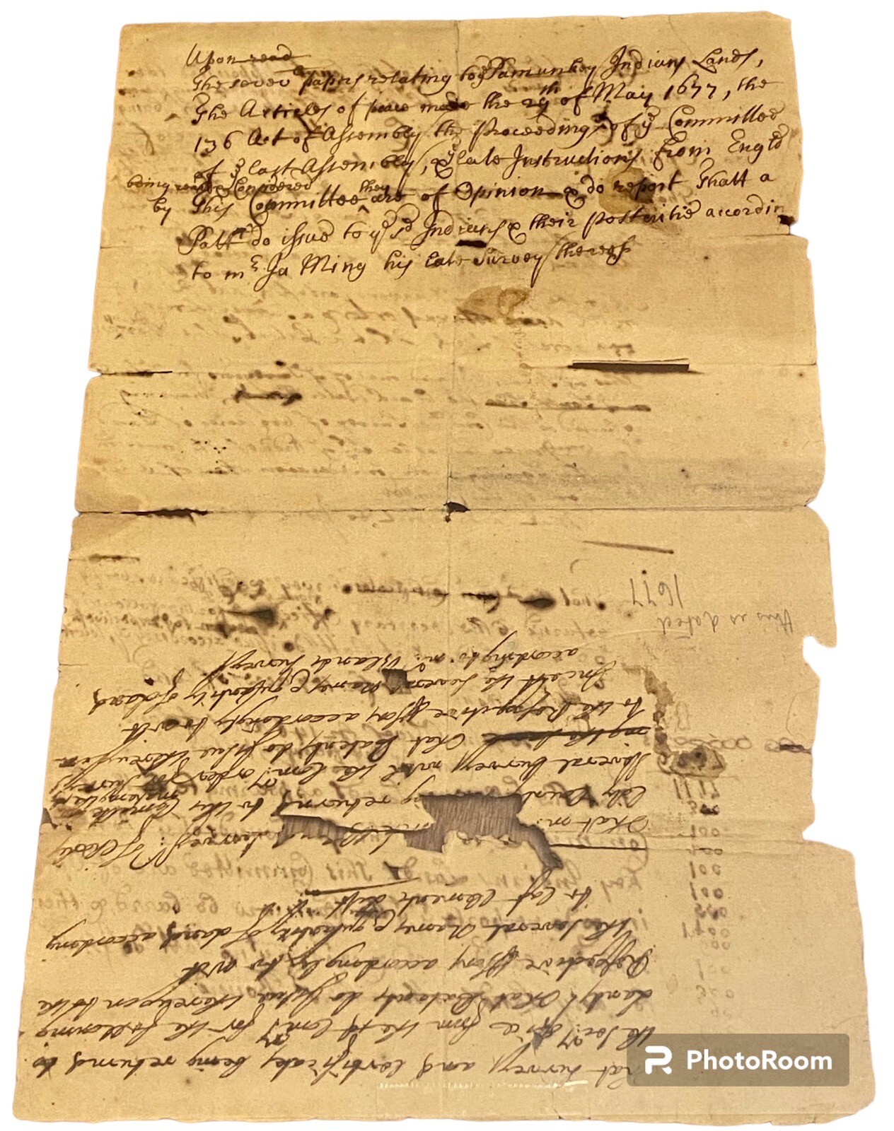 1677 Article Of Peace most serene and Prince Charles II & Pamunkey Tribe 1677 Article Of Peace most serene and Prince Charles II & Pamunkey Tribe