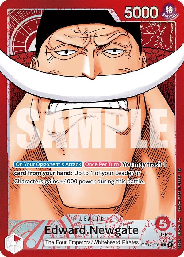 One Piece The World’s Strongest Warriors OP17 MINT