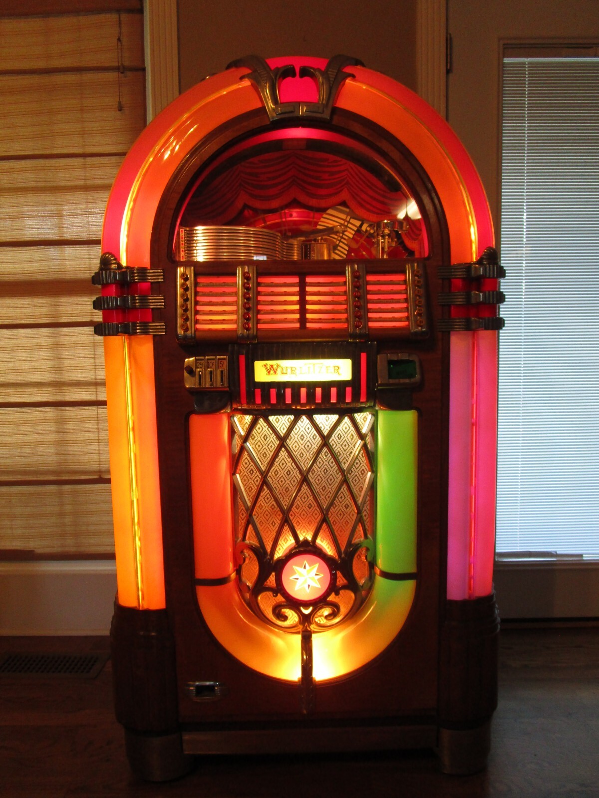 1946 Wurlitzer 1015 Jukebox Machine Vintage Antique Bubbler