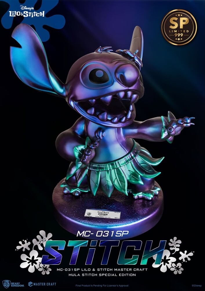 Beast Kingdom Mastercraft  Disney Stitch Statue - Special Edition 999