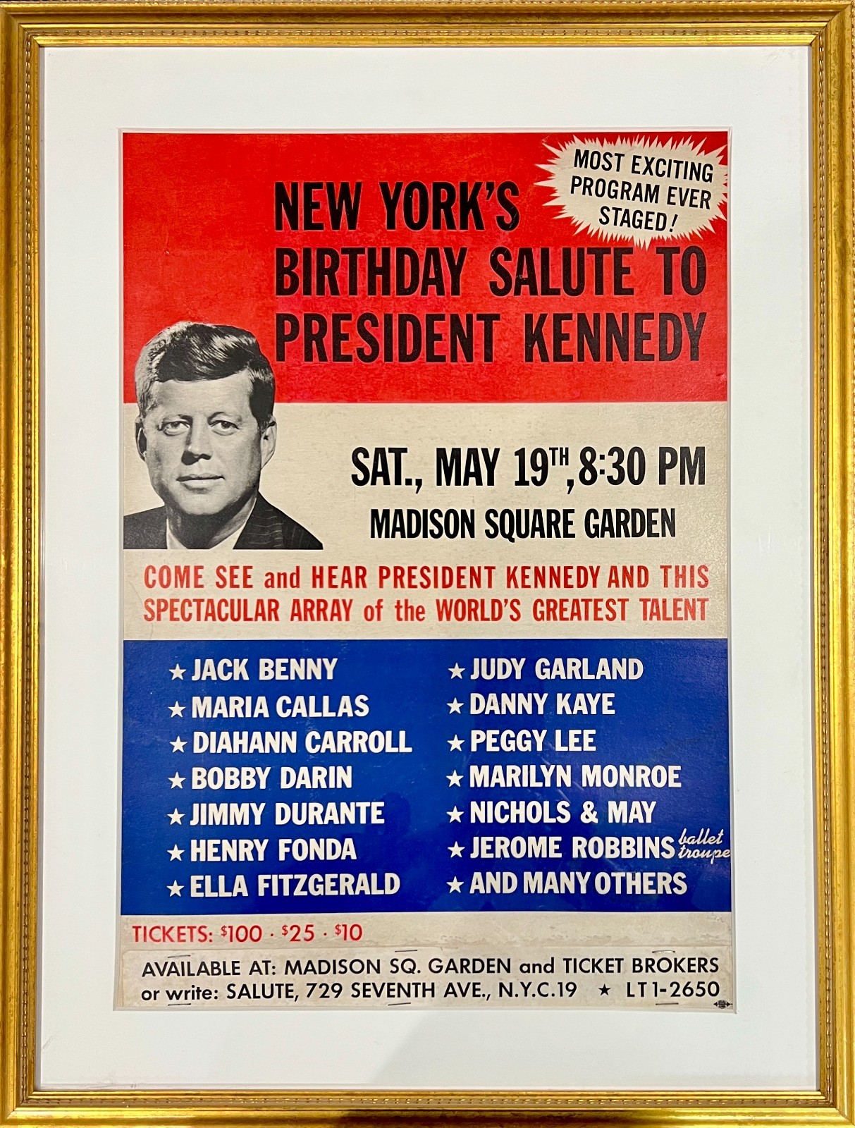 1962 John F Kennedy Poster. Marilyn Monroe, Happy Birthday, Mr. President. Rare 1962 John F Kennedy Poster. Marilyn Monroe, Happy Birthday, Mr. President. Rare