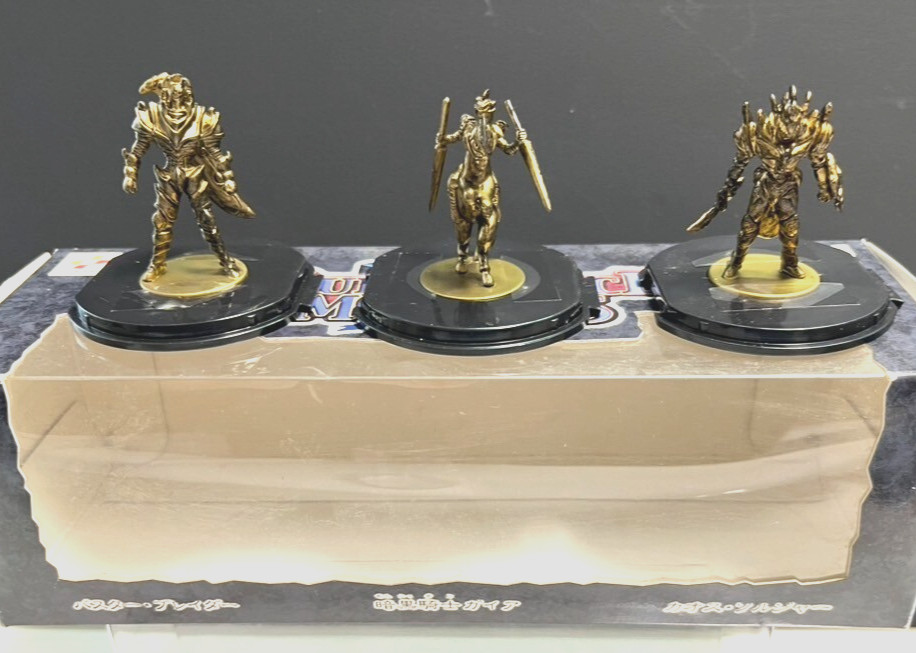 Yugioh Dungeon Dice Monsters Premium Figure Set Not for Sale Gold Color Ver Yugioh Dungeon Dice Monsters Premium Figure Set Not for Sale Gold Color Ver