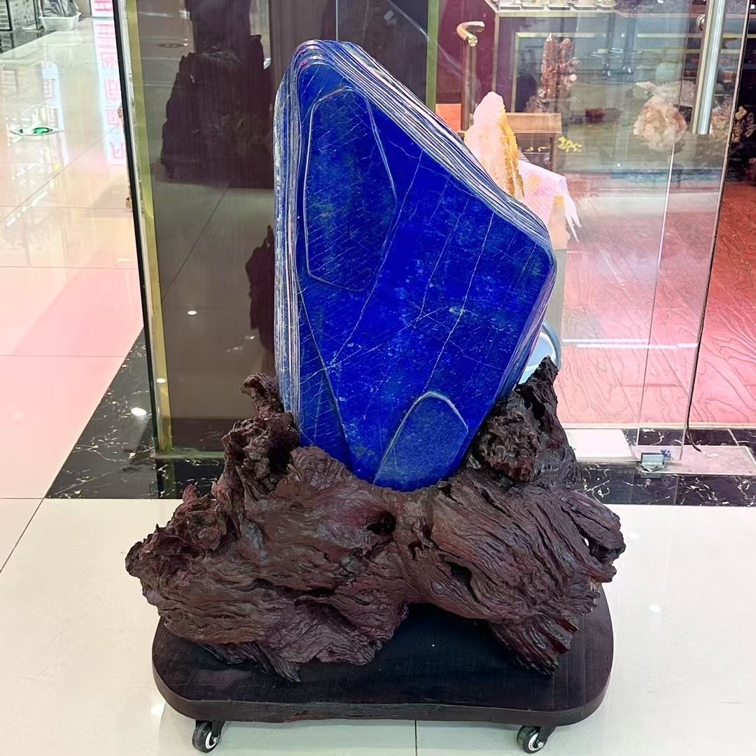 360lb Top rare huge Lapis Lazuli Freeform Polished Rough Tumble Healing Crystal