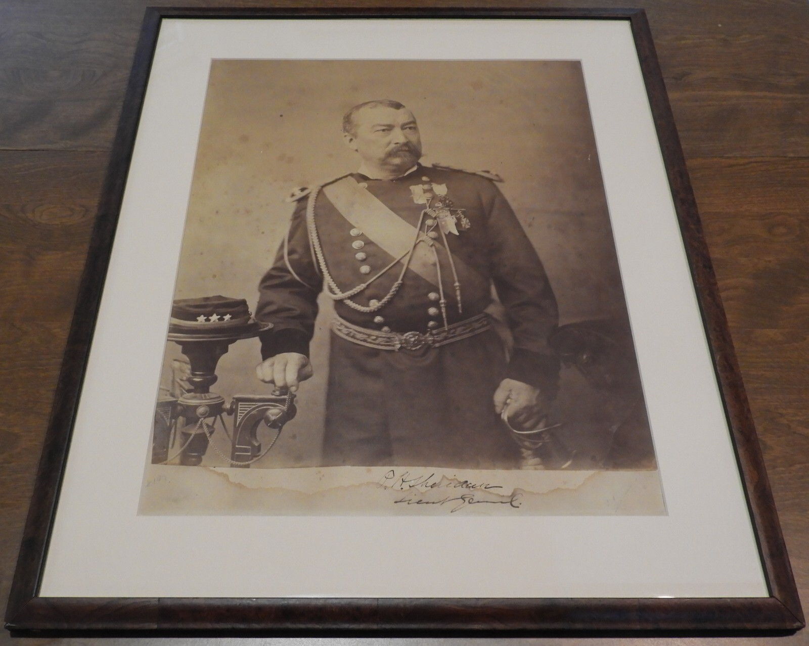 Philip H. Sheridan - Massive Photograph Signed - 19 by 15 Inches - Union General Philip H. Sheridan - Massive Photograph Signed - 19 by 15 Inches - Union General
