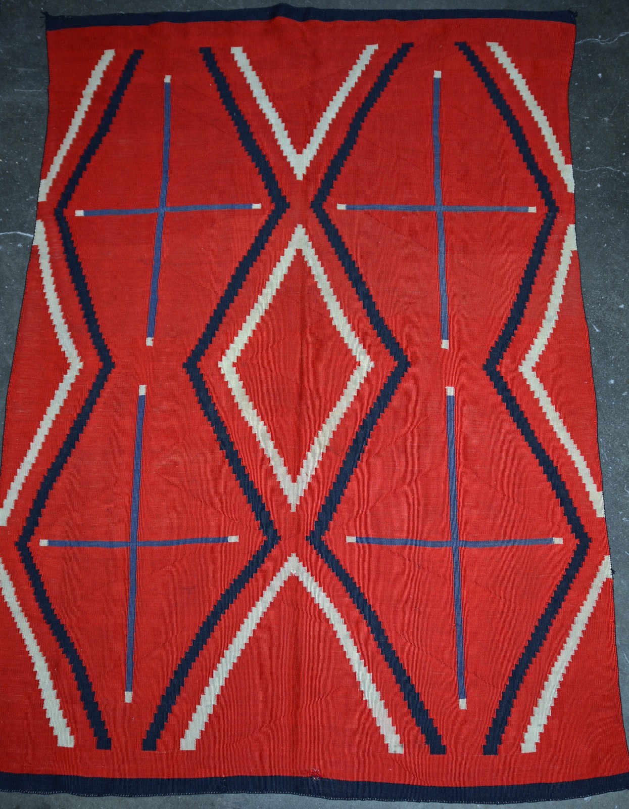 Antique Navajo Serape Shoulder Blanket 83 Antique Navajo Serape Shoulder Blanket 83
