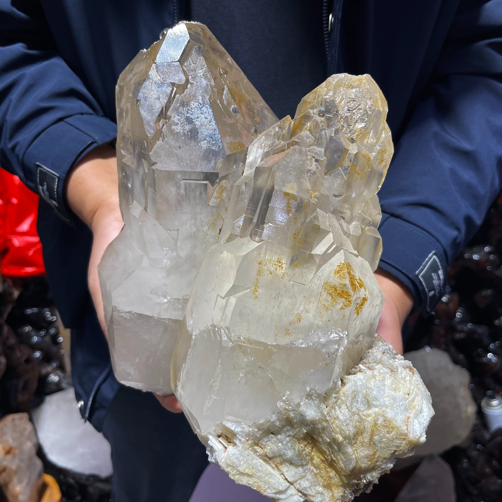 20.2LB TOP Pakistan Natural high-quality clear quartz castle crystal specimen 20.2LB TOP Pakistan Natural high-quality clear quartz castle crystal specimen