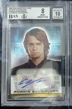06 STAR WARS EVOLUTION UPDATE Hayden Christensen as Anakin Skywalker AUTO BGS 10 picture