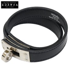 Hermes 00s F stamp Kelly Double Tour Leather Bracelet Ladies picture