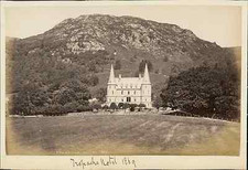 J.V., UK. Trossachs Hotel (Scotland) 1869 Vintage Albums Print. James Valentin picture