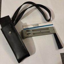 Vintage Brannan Whirling Hygrometer sling psychrometer with case masons picture