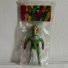 Deadstock Mini Soft Vinyl Thunder Mask Showa Retro From Japan picture