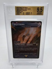 BGS 9.5 MTG LOTR Ring of Barahir Sword of the Animist Serial Numbered 042/100 picture