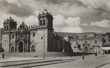 c. 1940's Cusco Cathedral, Plaza de Armas, Peru RPPC by Martin Chambi Jiménez picture