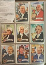 1975 U.S PRESIDENTS (37) CARD COMPLETE SET*w/FORD*TOPPS*37 TOTAL picture