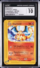 2002 POKรMON EXPEDITION FOR POSITION ONLY #39/165 CHARIZARD CGC 10 GEM MINT picture