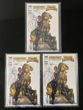 Witchblade Tomb Raider #1 Signed & Sketched w/ COA  50,55,88/100 Michael Turner picture