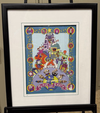 AP Disney It's a Small World Peace on Earth Framed Pin Set Artist Proof picture
