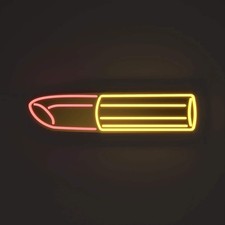 Tom Wesselmann - Golden Lipstick YP x Tom Wesselmann. Pop Art, Design Neon Lamp picture